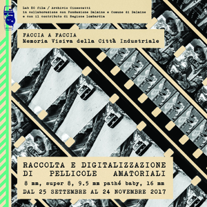 2017

Campaign for Italian film archive lab80 / Cinescatti aimed at collecting and restoring amateur found footage shot on film in northern Italy, between the 1920s and 1990s.

Creative direction and design by Nicholas Restivo.