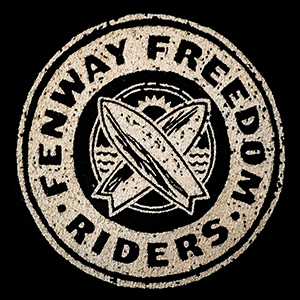 Summer 2021.

Logo design for the "Fenway Freedom Riders", a surf club based in Fenway, R.I.